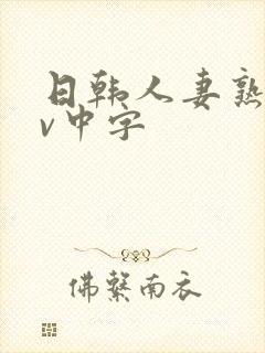 日韩人妻熟女av中字