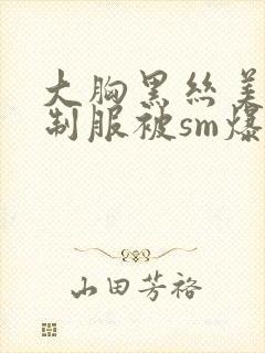 大胸黑丝美女穿制服被sm爆操