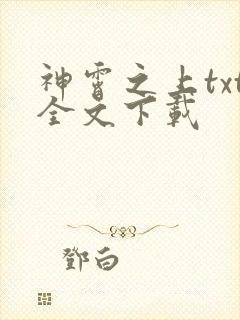 神霄之上txt全文下载
