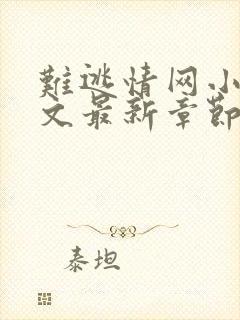 难逃情网小说全文最新章节封面