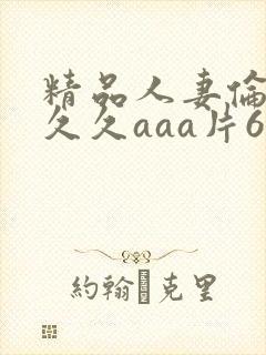 精品人妻伦九区久久aaa片69