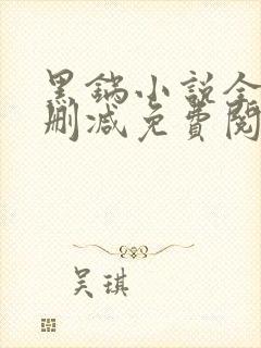 黑锅小说全文无删减免费阅读封面