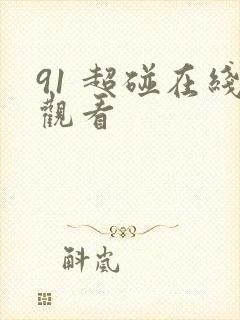 91 超碰在线观看