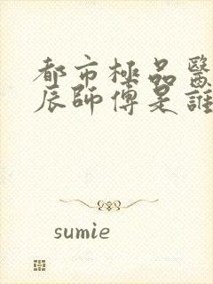 都市极品医神叶辰师傅是谁封面