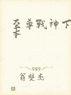 至尊战神下载全本封面