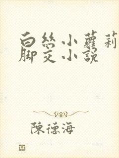 白丝小萝莉玉足脚交小说