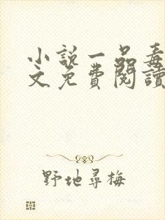 小说一品毒妃全文免费阅读