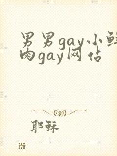 男男gay小鲜肉gay网站