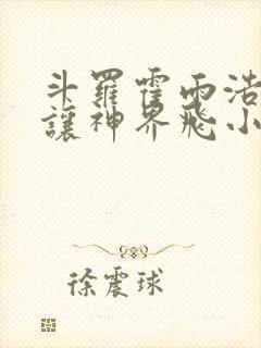 斗罗霍雨浩重生让神界飞小说