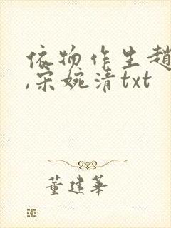 依物作生赵振国,宋婉清txt封面