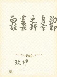 白昼之月狗子小说最新章节免费阅读