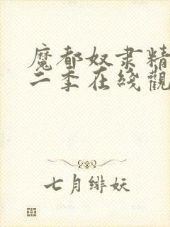 魔都奴隶精兵第二季在线观看封面