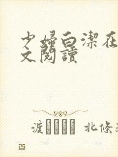 少妇白洁在线原文阅读