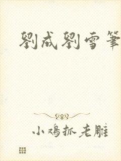 刘成刘雪笔趣阁封面