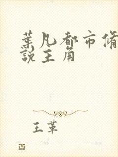 叶凡都市修真小说主角封面