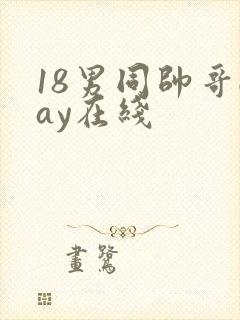 18男同帅哥gay在线