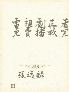 电视剧正者无敌免费播放完整版全集