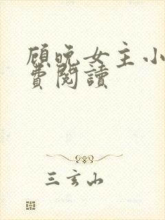 顾晚女主小说免费阅读