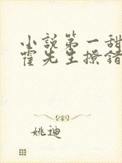 小说第一甜妻:霍先生撩错了