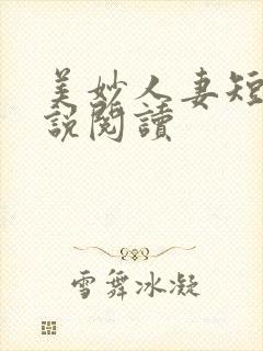 美妙人妻短篇小说阅读封面