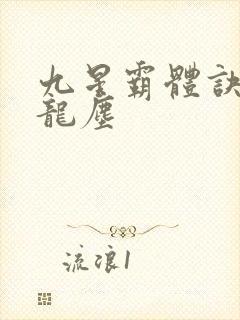 九星霸体诀小说龙尘封面