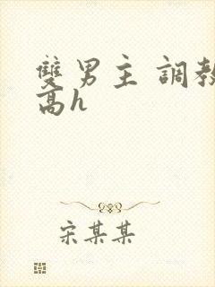 双男主 调教 高h