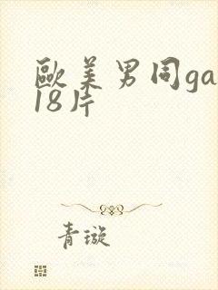欧美男同gay18片