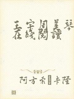 王宇周美琴小说在线阅读