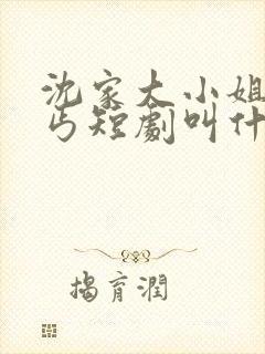 沈家大小姐嫁乞丐短剧叫什么名封面