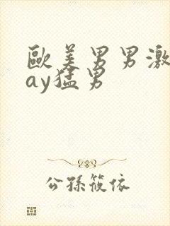 欧美男男激情gay猛男