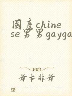 国产chinese男男gaygay网站xnxx