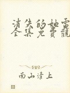 消失的她电视剧全集免费观看京航