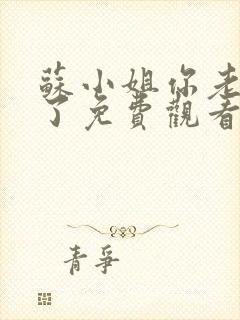 苏小姐你老公掉了免费观看完整版