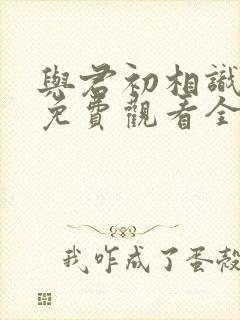 与君初相识高清免费观看全集