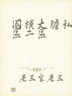 国模大胆私拍一区二区