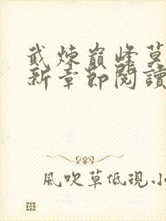 武炼巅峰莫默最新章节阅读