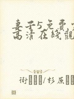 妻子5免费完整高清在线观看