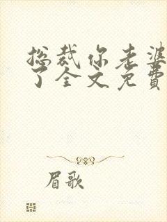 总裁你老婆又跑了全文免费阅读苏皖封面