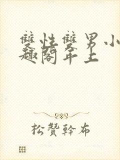 双性双男小说笔趣阁年上封面