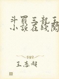 斗罗三龙王传说小说在线阅读