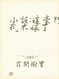 小说:这豪门,我不嫁了