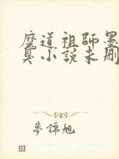 魔道祖师墨香铜臭小说未删版完整