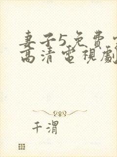 妻子5免费完整高清电视剧在线看