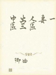 中出人妻一区二区三区