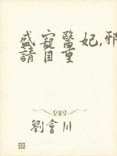 盛宠医妃,邪王请自重封面