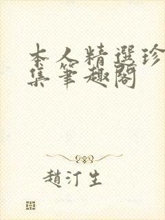 本人精选珍藏合集笔趣阁封面