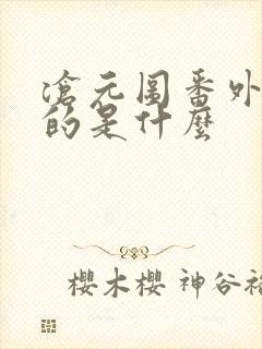 沧元图番外篇讲的是什么