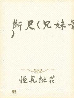 断尺(兄妹骨科)封面