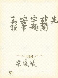 王安宇胡先煦小说笔趣阁
