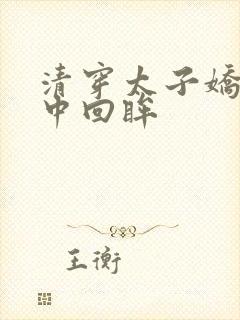 清穿太子娇妃雪中回眸